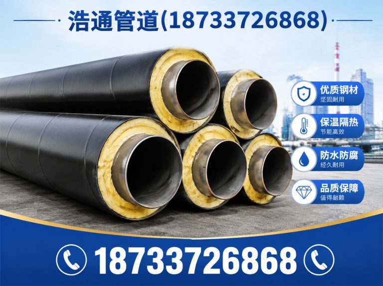 运河区保温钢管展示图
